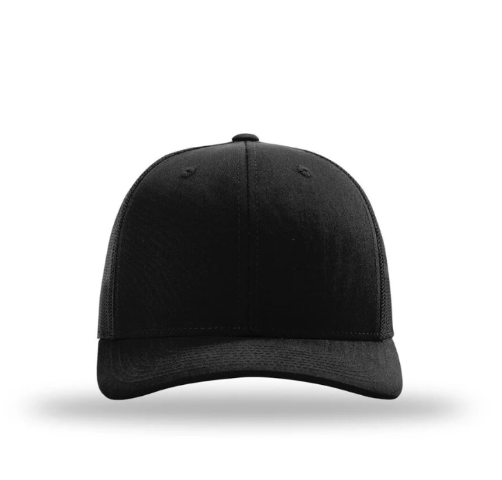 Black Richardson 112 Trucker Hat