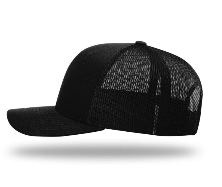 Black Richardson 112 Trucker Hat
