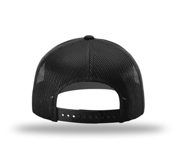 Black Richardson 112 Trucker Hat