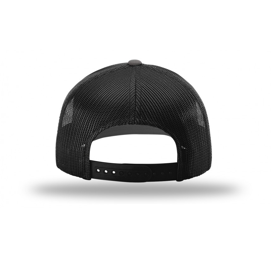 Charcoal/Black Richardson 112 Trucker Hat
